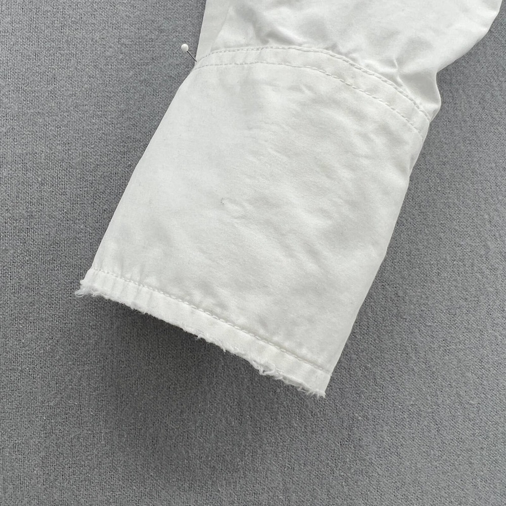 CURRENT/ELLIOTT Shirt Womens Small 1 White Long Sleeve Button Up Convertible - Picture 8 of 16